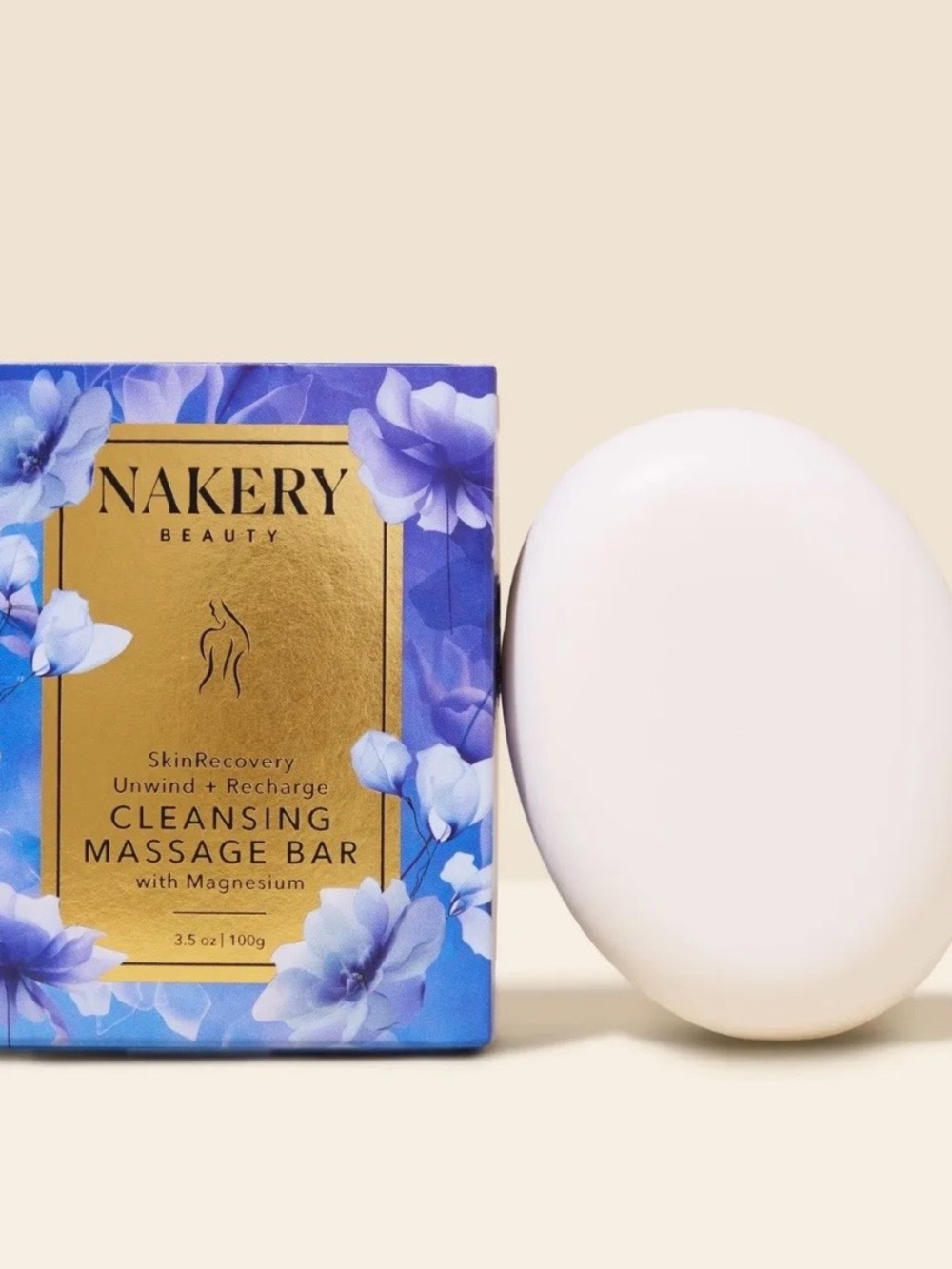SkinRecovery Cleansing Massage Bar with Magnesium-FREE SHIPPING!